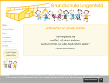 Tablet Screenshot of gs-lingenfeld.de